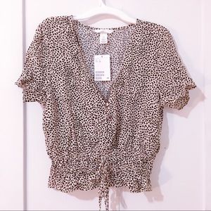 H&M Leopard Print Top